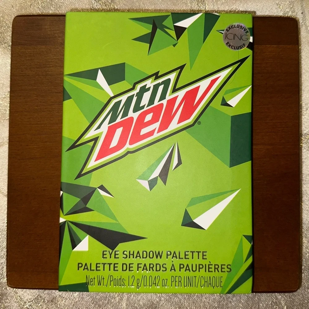 Mountain Dew Eyeshadow Palette 9 colors NWT